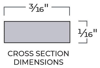 Steel Hinge Shims - 10 Pack